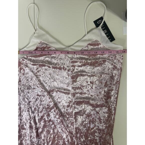 NWT Velvet Slip Dress Size‎ M Romantic Feminine 90s Y2K Club Nightlife Sexy Pj's - Picture 5 of 9